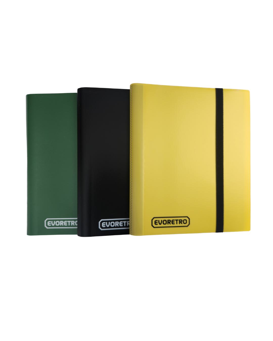 EVORETRO 9 Pocket Card Flex Portfolio | 360 Card Collector Folio Binder