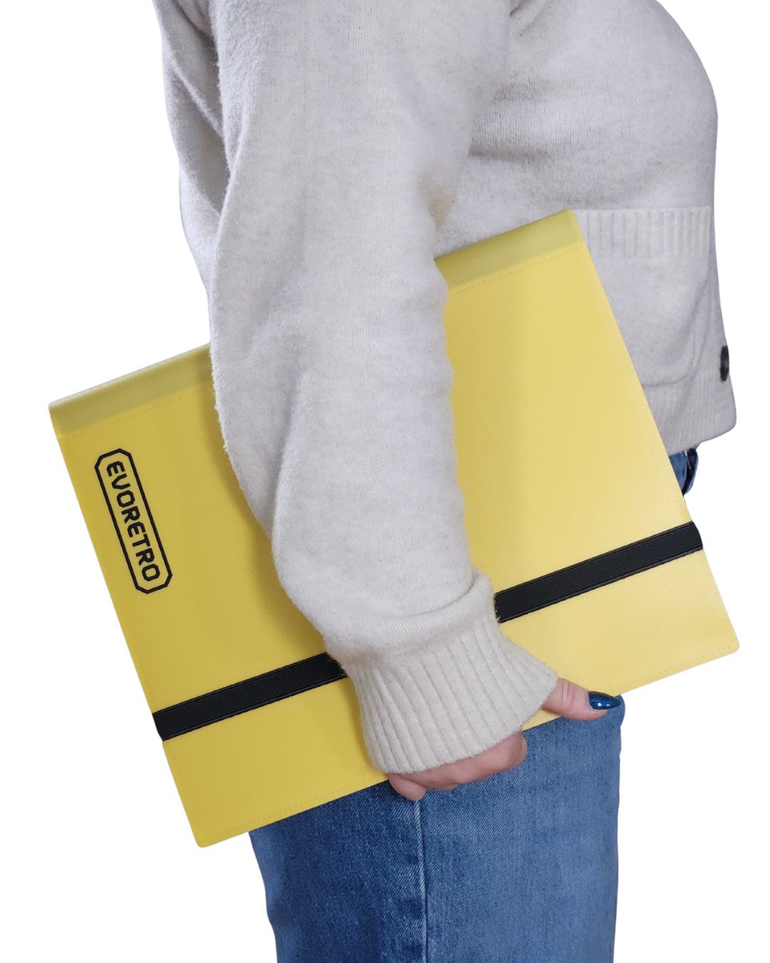 EVORETRO 9 Pocket Card Flex Portfolio | 360 Card Collector Folio Binder