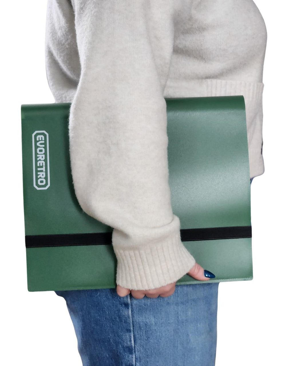 EVORETRO 9 Pocket Card Flex Portfolio | 360 Card Collector Folio Binder