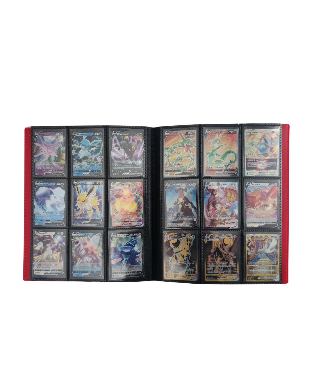 EVORETRO 9 Pocket Card Flex Portfolio | 360 Card Collector Folio Binder
