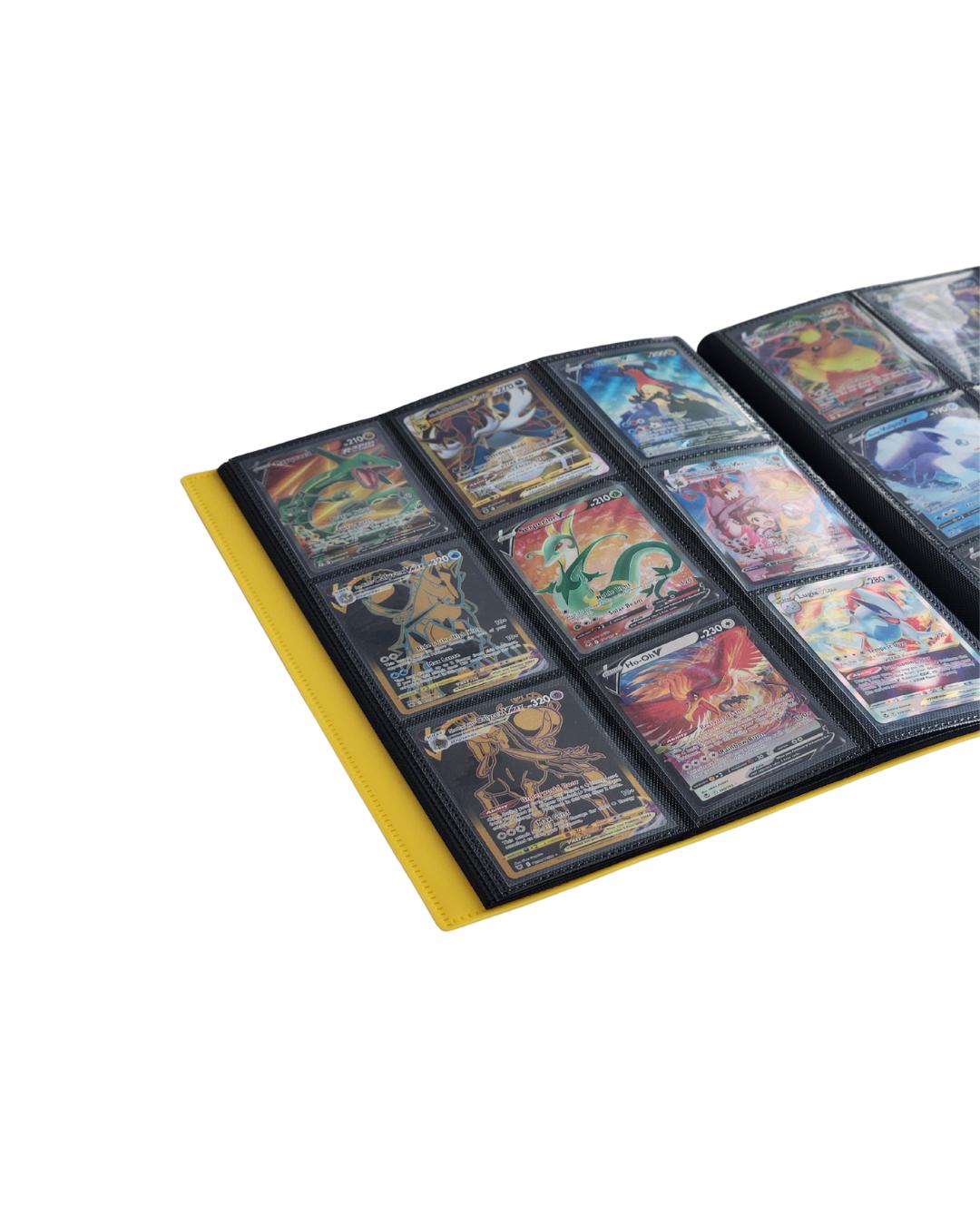EVORETRO 9 Pocket Card Flex Portfolio | 360 Card Collector Folio Binder