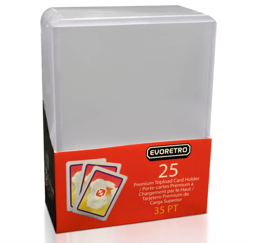 EVORETRO Toploader 35PT – Pack Of 25 - 40 Unit Case