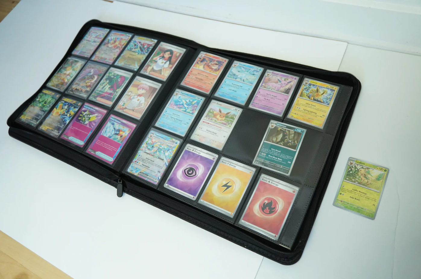 EVORETRO 4X3 Binder With Zipper 528 Cards – Black - 15 Unit Case