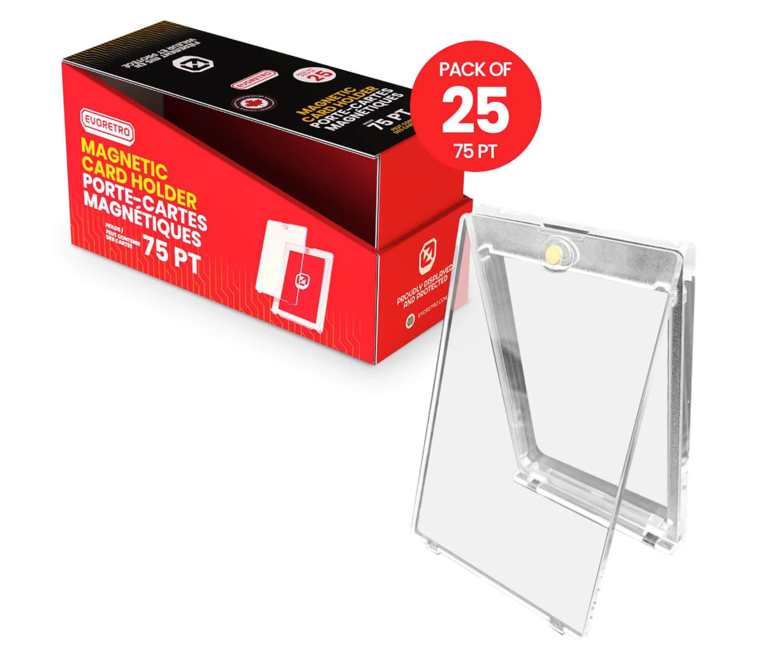 EVORETRO Magnetic One Touch 75PT – 25 Pack - 10 Unit Case