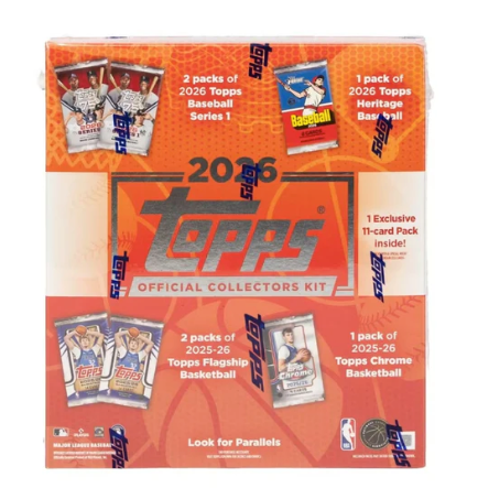2026 Topps MLB x NBA Official Collector Kit Box