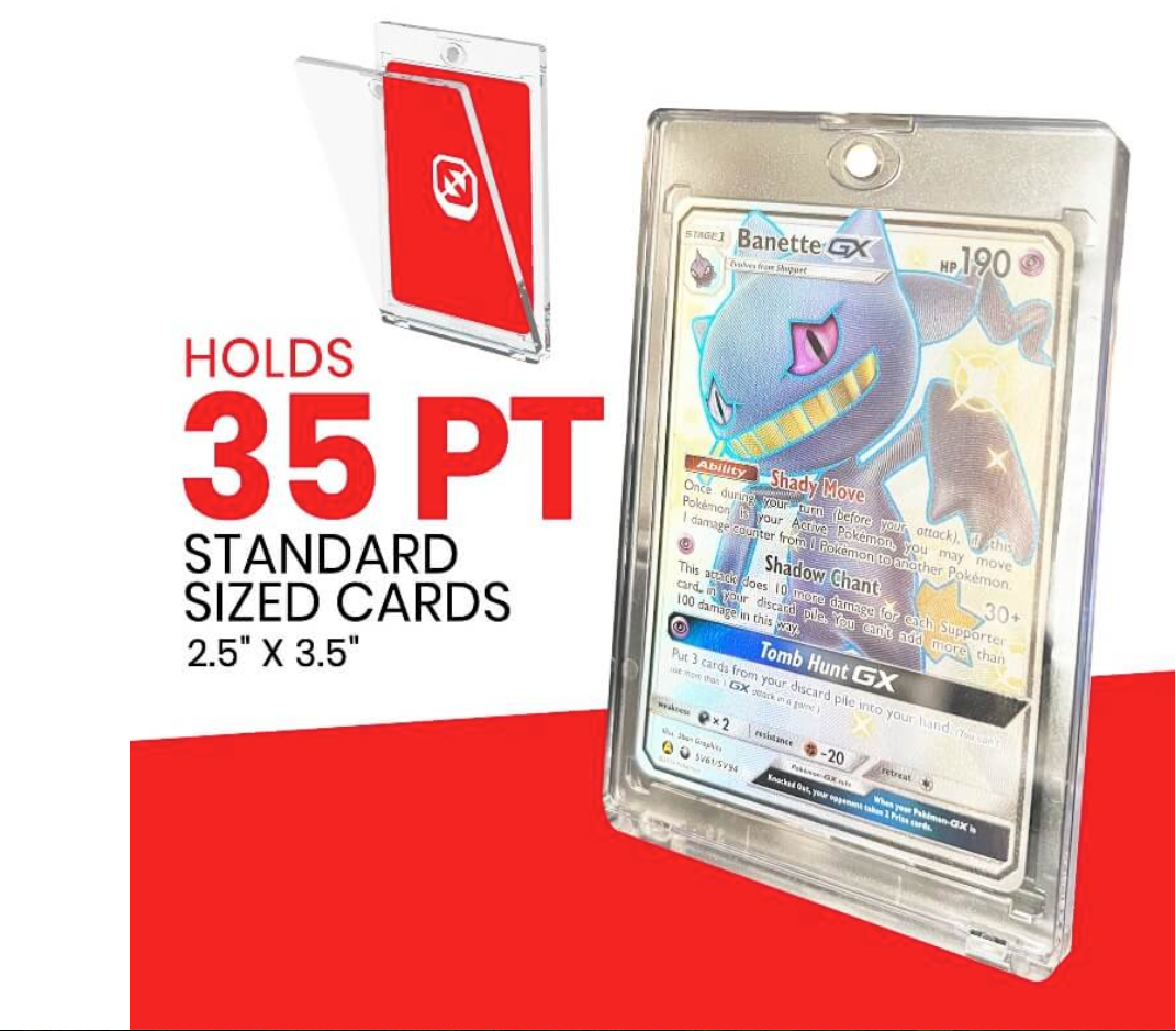 One-Touch Magnetic Card Holder 35PT 10 Pack Trading And Gaming Cards - 20 Unit Case
